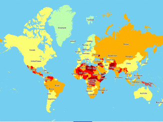 La carte des risques dans le monde