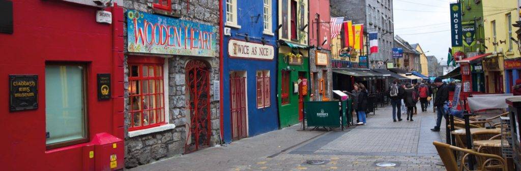 Rues de Galway en Irlande